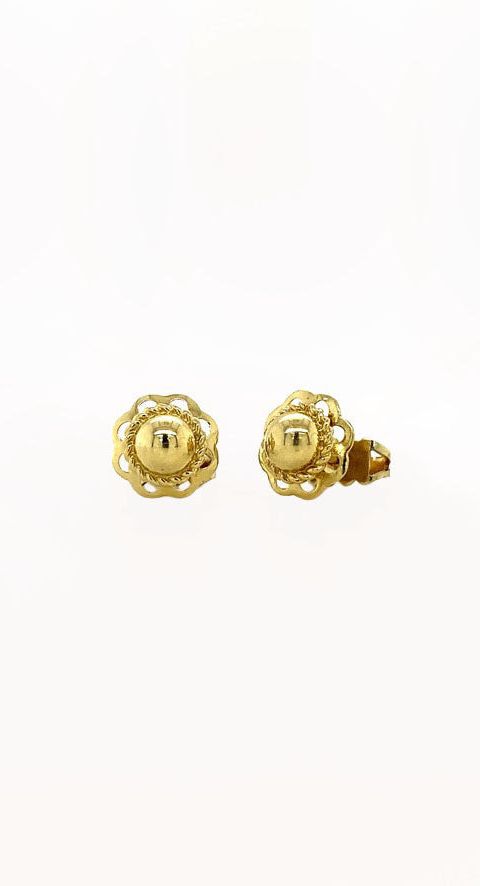 Vintage 14K Gold Stud Earrings